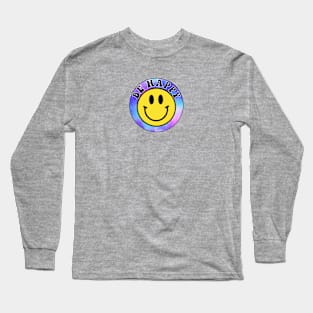 Be Happy Smiley Face Long Sleeve T-Shirt